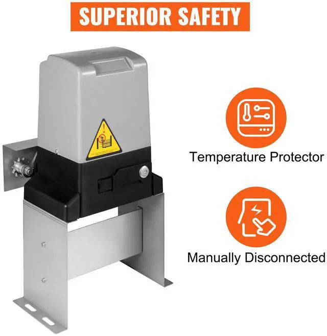 Alt view image 5 of 7 - 3300lbs Automatic Sliding Gate Opener Driveway Operator Infrared Sensor