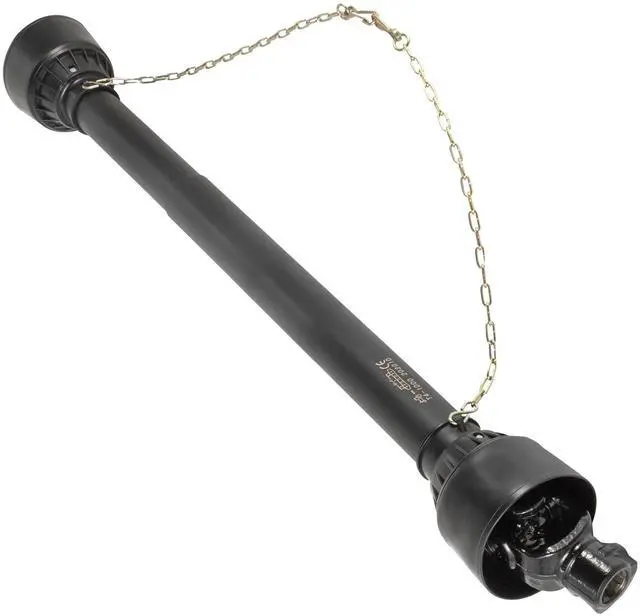 Main image of PTO Shaft 1 3/8\" PTO Drive Shaft, 6 Spline End Round End PTO Driveline Shaft, Series 4 Tractor PTO Shaft, 39\"-55\" Brush Hog PTO Shaft, Black PTO Shaft for Bush Hog/Finish Mower/Rotary Cutter