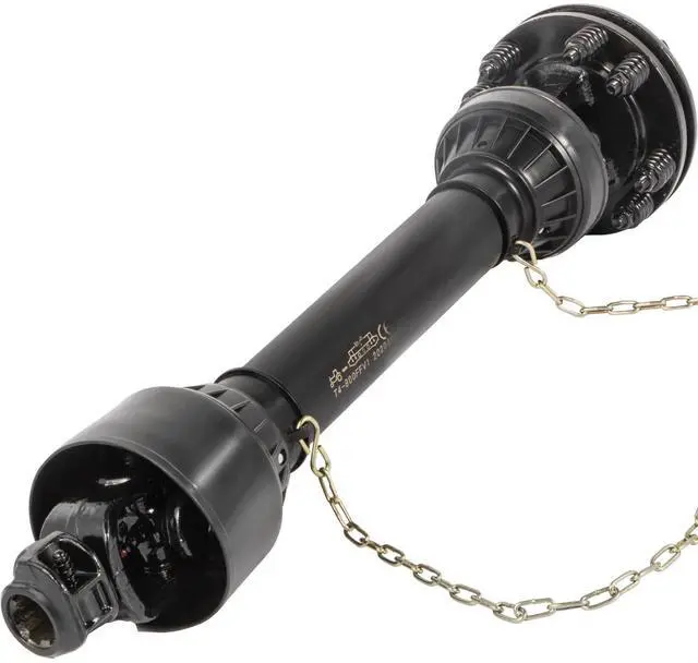 Main image of PTO Shaft, 1-3/8 6 Spline Tractor and Implement Ends PTO Driveline Shaft, Series 4 Tractor PTO Shaft, 43-59 Brush Hog PTO Shaft with Slip Clutch Black, for Finish Mower, Rotary Cutter