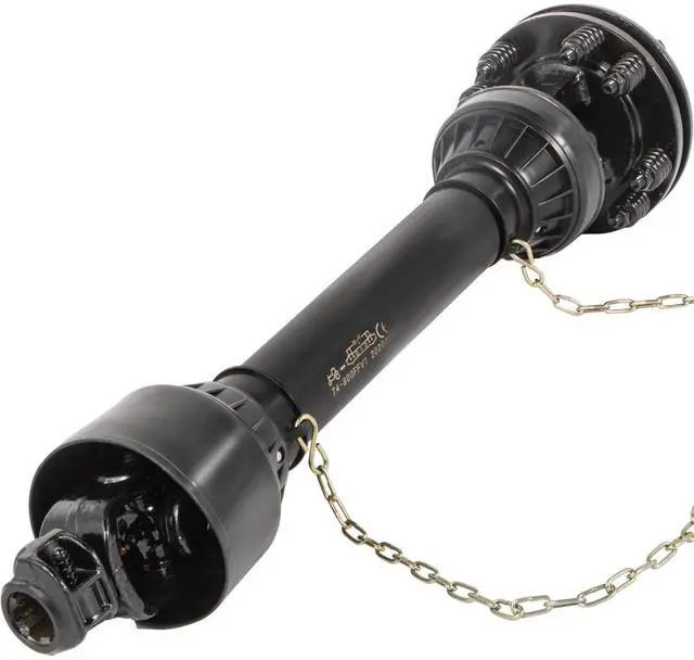 Main image of PTO Shaft, 1-3/8\" PTO Drive Shaft, 6 Spline Both Ends PTO Driveline Shaft, Series 5 Tractor PTO Shaft, 43\"-57\" Brush Hog PTO Shaft, Black PTO Shaft with Slip Clutch for Bush Hog/Finish Mower