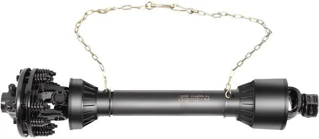 Main image of PTO Shaft, 1-3/8 PTO Drive Shaft, 6 Spline Both Ends PTO Driveline Shaft, Series 6 Tractor PTO Shaft, 47-67 Brush Hog PTO Shaft, Black PTO Shaft with Slip Clutch for Bush Hog/Finish Mower