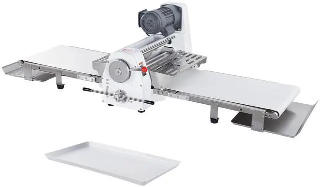 Main image of Commercial Dough Sheeter Machine, 19.7-Inch Reversible Puff Pastry Sheeter and Fondant Roller, Electric Dough Roller 0-1.4" Adjustable Thickness, Folding Dough Sheeter for Bakeries, Pastries