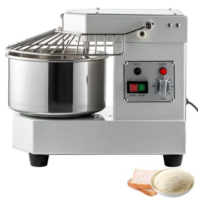 Alt view image 6 of 12 - VEVOR Commercial Food Mixer, 7.3Qt Capacity, 450W Dual Rotating Dough Kneading Machine with Food-grade Stainless Steel Bowl, Security Shield & Timer Included, Baking Equipment for Restaurant Pizzeria