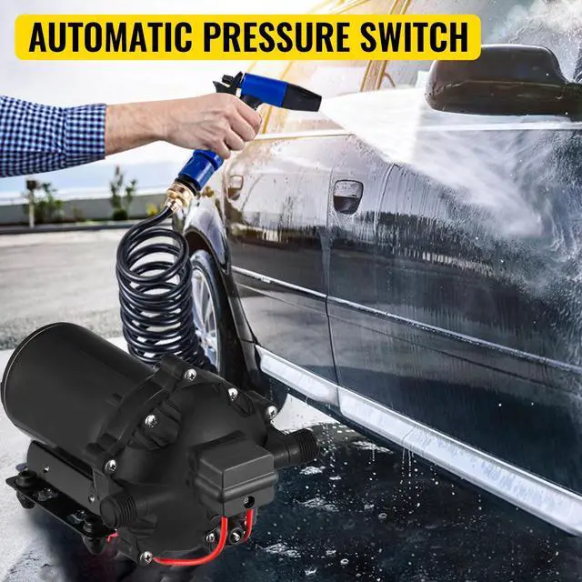 Alt view image 4 of 7 - Washdown Deck Wash Pump Kit 12v 20 Lpm 70 Psi Caravan Rv Boat Marine