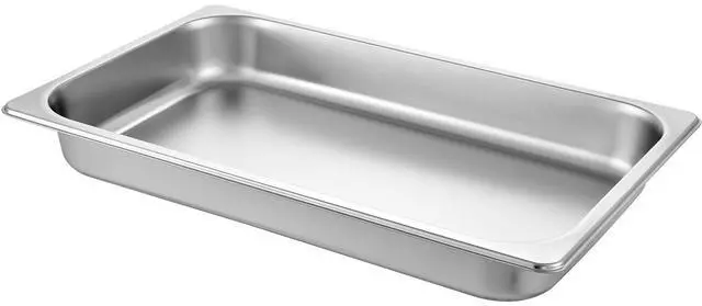 Main image of 6 Pack Steam Table Pans 20.9 x 12.8 x 2.6 Inch Deep Steam Table Pan Full Size 8.5L Deep Food Container Stainless Steel Oven Tray Hotel Pans Anti-Jam Steam Table Food Pan