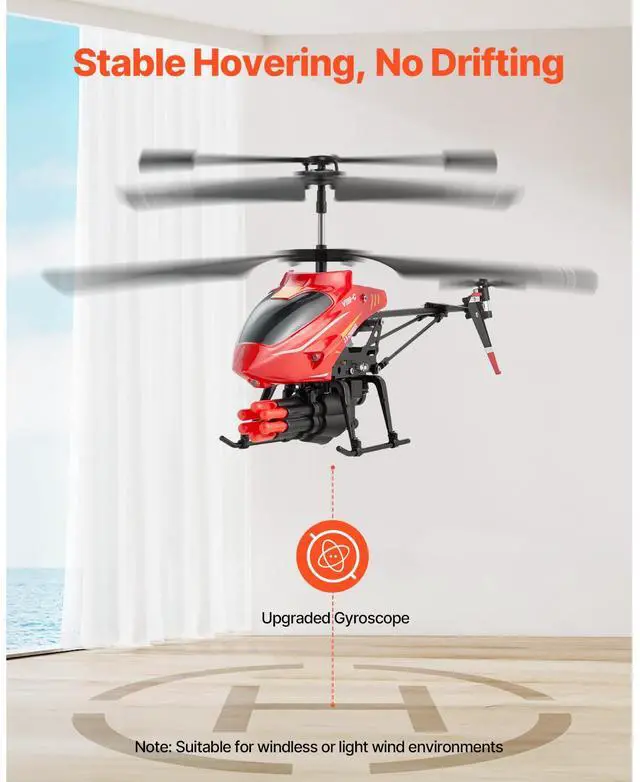 Alt view image 10 of 14 - RC Helicopter 3.5 Channel Remote Control Aircraft Toy Shooting Mode Kids Present