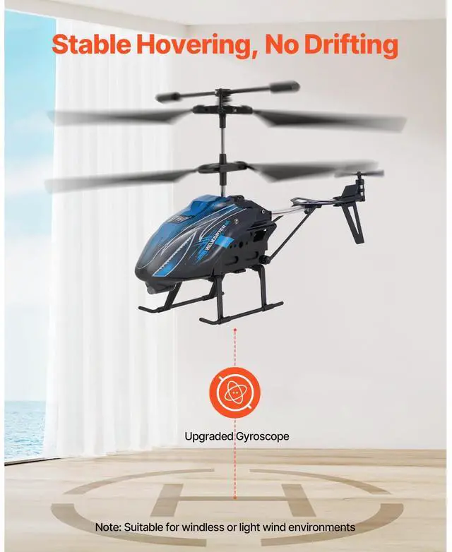 Alt view image 10 of 14 - RC Helicopter 3.5 Channel Remote Control Plane Mini Aircraft Toy Kids Present