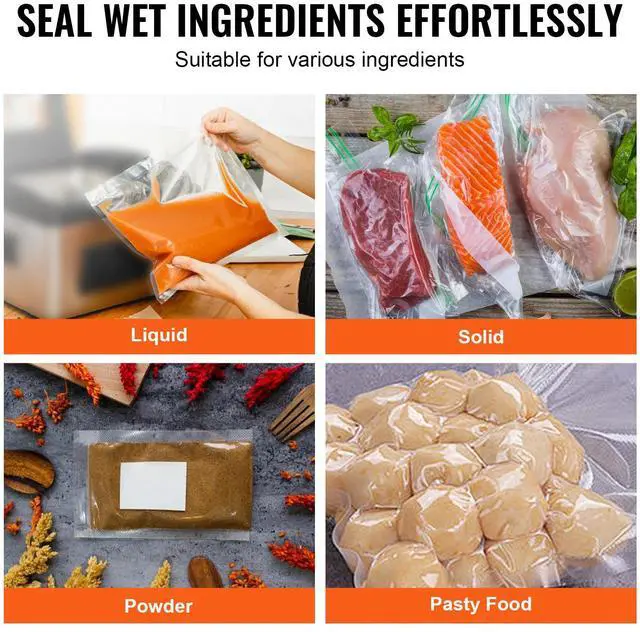 Alt view image 6 of 7 - Chamber Vacuum Sealer, 900W Sealing Power, Vacuum Packing Machine for Wet Foods, Meats, Marinades and More, Compact Size with 15.7 in Sealing Length, Applied in Home Kitchen and Commercial Use