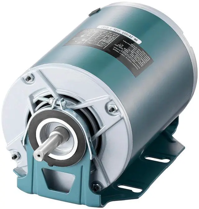 Alt view image 2 of 8 - VEVOR 1/2HP Furnace Blower Motor 1720RPM, 115V 7.1A Belt Drive Blower Motor Single Phase - 0.5" Shaft Diameter, 1.6" Shaft Length, CW/CCW Rotation