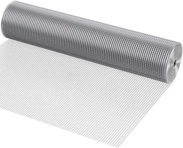 Alt view image 2 of 8 - VEVOR Hardware Cloth, 1/2 inch 48in x 100 ft 19 Gauge, Hot Dipped Galvanized Wire Mesh Roll, Chicken Wire Fencing, Wire Mesh for Rabbit Cages, Garden, Small Rodents