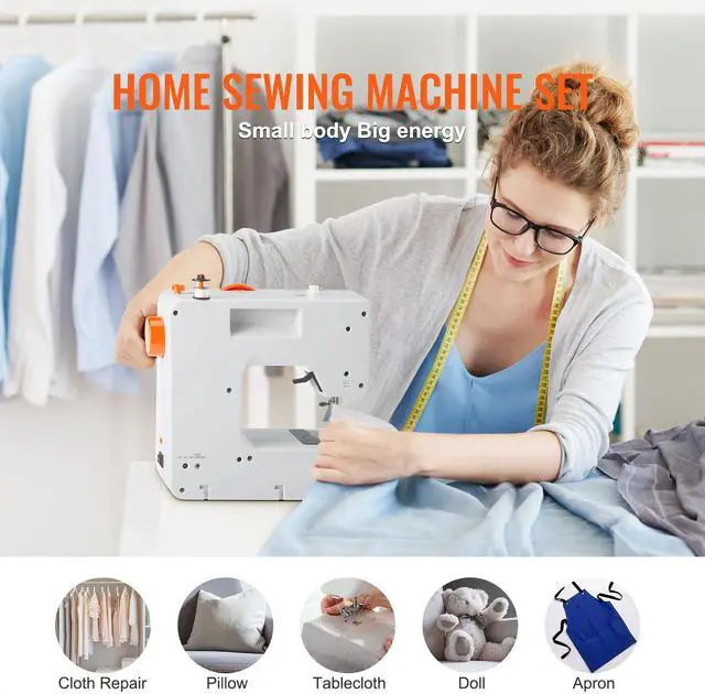 Alt view image 10 of 15 - VEVOR Sewing Machine 38 Stitches Extension Table Pedal Accessory for Home DIY