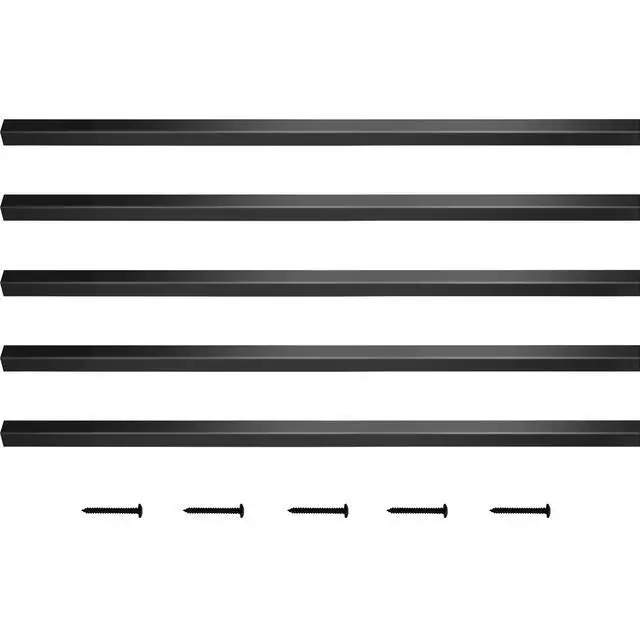 Alt view image 2 of 2 - VEVOR Deck Balusters, 101 Pack Metal Deck Spindles, 26\"x0.75\" Staircase Baluster with Screws, Aluminum Alloy Deck Railing for Wood and Composite Deck, Square Baluster for Outdoor Stair Deck Porch
