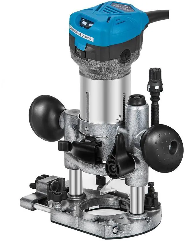 Main image of Compact Router 1.25HP With Fixed Base, Plunge Base and Tilt Base, Variable Speed Wood Router Kit Max Torque 30,000RPM 800W For Woodworking & Furniture Manufacturing