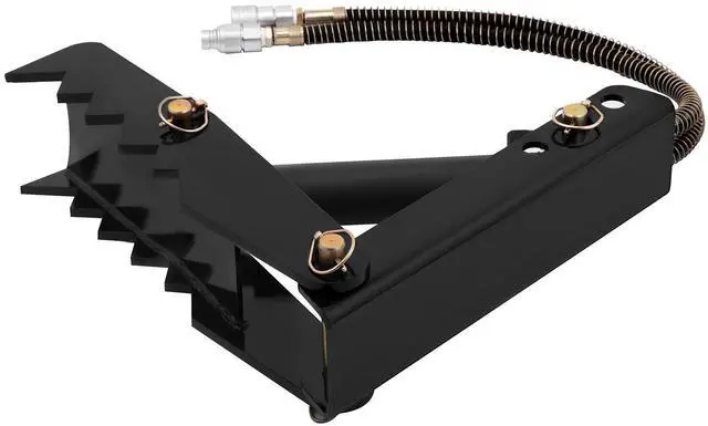 Main image of Hydraulic Backhoe Thumb, 18 inch 1/2" Thickness Heavy Duty Excavator Thumb, Black Steel Weld On Thumb Attachments with Hydraulic Cylinder, Mechanical Hydraulic Thumb for Backhoe/Excavator