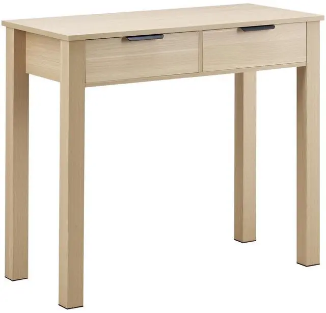 Alt view image 8 of 14 - VEVOR Small Desk with Drawers, Kids Desk for Bedroom, Modern Simple Study Table for Drawing, Reading, Writing, Rectangle MDF Furniture Study Storage Table for Home, Office, Light Wood