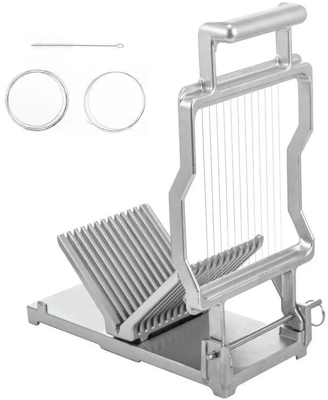 Main image of Cheese Cutter With Wire 1 cm & 2 cm Cheeser Butter Cutting Blade Replaceable Cheese Slicer Wire, Aluminum Alloy Commercial Cheese Slicer with 304 Stainless Steel Wire Kitchen Cooking Baking Tool