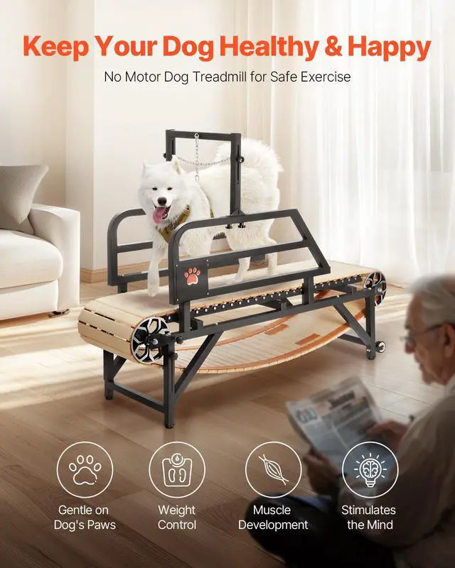 Alt view image 3 of 8 - Dog Treadmill for Large Dogs up to 220 lbs Indoor Pet Running Machine