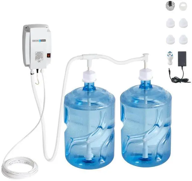 Alt view image 8 of 14 - VEVOR 2x5 Gallon Bottled Water Dispenser Pump System Water Dispensing Jug Pump