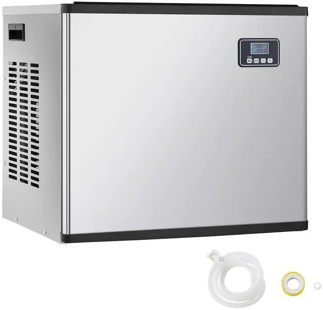 Main image of Commercial Ice Maker Machine - Head, 360 Lbs/Day Stainless Steel Ice Machine with Self-Cleaning, Scheduled Ice-Making, Adjustable Thickness, Ideal for Restaurant Bar Cafe Hotel - Head Only