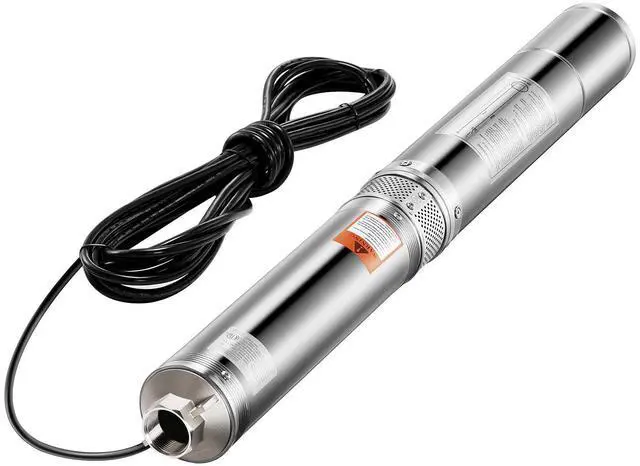 Alt view image 3 of 9 - VEVOR 1.5HP Deep Well Submersible Pump Stainless Steel Water Pump 31.7GPM 276ft