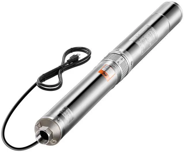 Alt view image 3 of 9 - VEVOR 2HP Deep Well Submersible Pump Stainless Steel Water Pump 31.7 GPM 450 ft