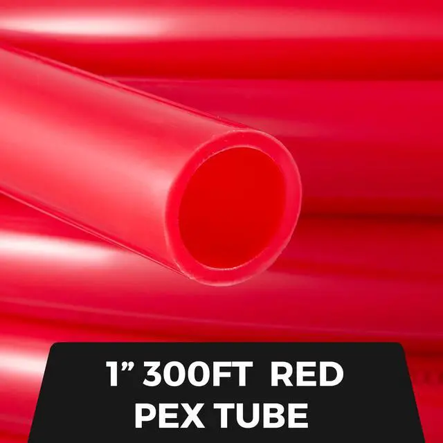 Alt view image 6 of 7 - PEX Potable Water Tubing Pipe 1" 300 Feet Red
