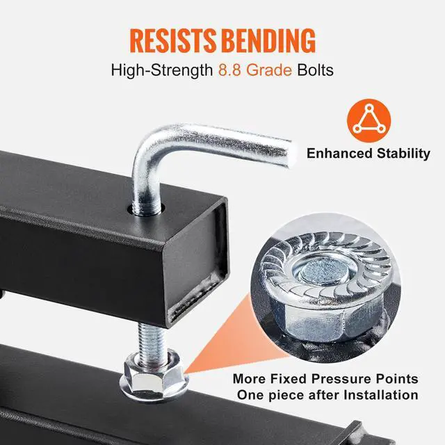 Alt view image 10 of 14 - VEVOR Pallet Forks, 2000 lbs Tractor Bucket Forks, 60" Total Length Clamp on Pallet Forks with Adjustable Stabilizer bar, Heavy Duty Pallet Forks for Tractor Attachments, Skid Steer, Loader Bucket