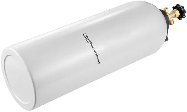 Alt view image 2 of 8 - CO2 Tank 20 lbs New Aluminum Alloy Gas Cylinder with Siphon Tube DOT Approved