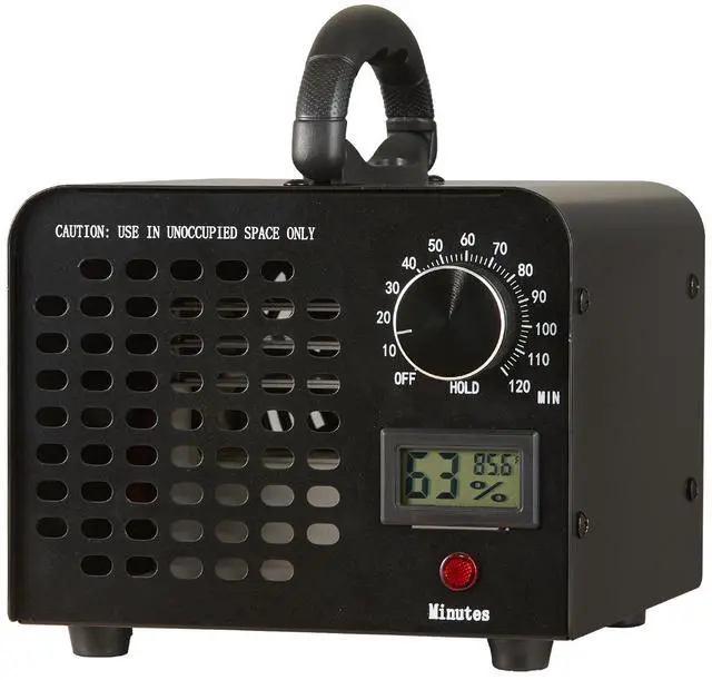 Alt view image 3 of 9 - VEVOR Ozone Generator, 24000mg/h Ozone Machine Odor Remover, High Capacity Commercial/Industrial Ozone Generator Machine, Home Air Ionizers Deodorizer with 0-120 min Time Setting for Rooms, Cars, Pets