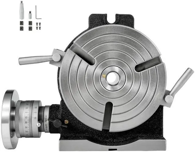 Main image of Rotary Table 8 Inch/200 MM Horizontal Vertical Rotary Table 3-Slot Rotary Table for Milling Machine MT-3 Rotary Table for Milling 360 Degrees Precision Rotary Table