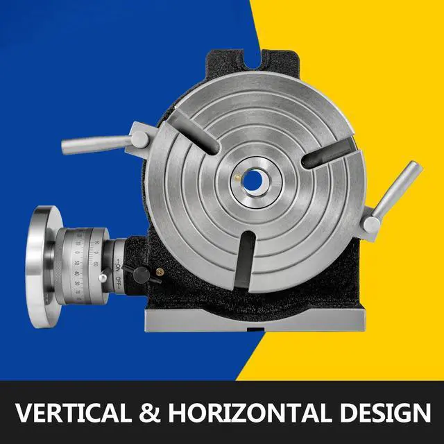 Alt view image 2 of 7 - Rotary Table 8 Inch/200 MM Horizontal Vertical Rotary Table 3-Slot Rotary Table for Milling Machine MT-3 Rotary Table for Milling 360 Degrees Precision Rotary Table