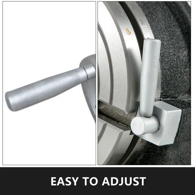 Alt view image 5 of 7 - Rotary Table 8Inch Horizontal Vertical HV8 Precision 3MT Milling Drilling Machine Vernier Reading Milling Drilling Boring