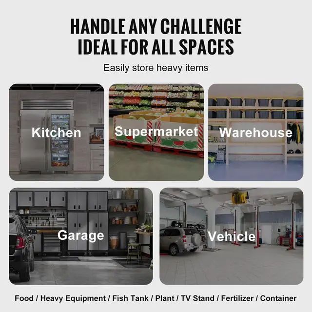 Alt view image 7 of 8 - VEVOR Aluminum Dunnage Rack Stationary Dunnage Rack 36 x 20 x 8 Storage Rack