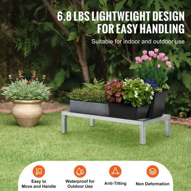 Alt view image 6 of 8 - VEVOR Aluminum Dunnage Rack Stationary Dunnage Rack 36 x 20 x 8 Storage Rack