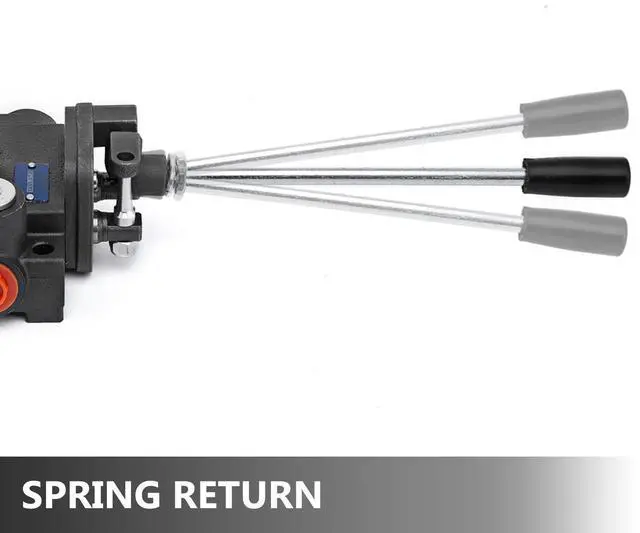 Alt view image 4 of 7 - Hydraulic Valve 2 Spool Hydraulic Joystick Control Valve 11gpm Hydraulic Directional Control Valve Double Acting for Tractors Loaders Tanks