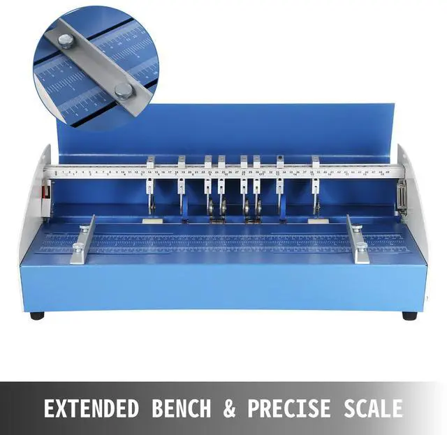 Alt view image 5 of 7 - Electric Creasing Machine 21 Inch Paper Creasing Scoring Machine 3 in 1 Creasing Machine with Heavy Duty Metal Present Multi-function