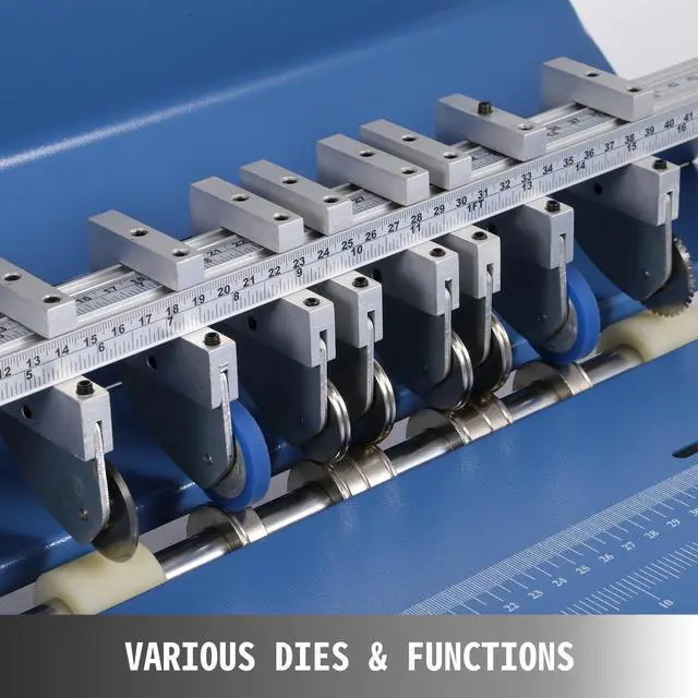Alt view image 3 of 7 - Electric Creasing Machine 21 Inch Paper Creasing Scoring Machine 3 in 1 Creasing Machine with Heavy Duty Metal Present Multi-function