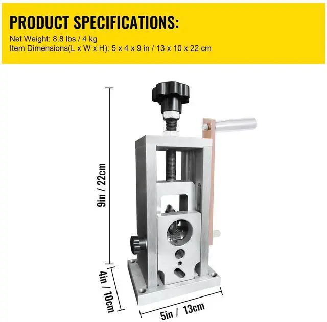 Alt view image 15 of 15 - VEVOR Wire Stripping Machine, 0.06-1.57 inches Drill Powered, Manual Copper Stripper w Heat Treated Steel Ultra Long Lasting Blade, Compact & Portable for Scrap Cable Peeling Recycling