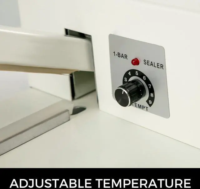 Alt view image 5 of 7 - 18\" Shrink Wrap Sealer, 530W I-Bar Shrink Wrap Machine, Shrink Wrap Sealer with Heat Gun and Shrink Film Suit for PVC POF Film