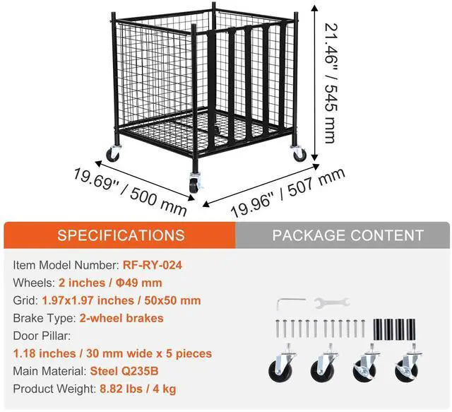 Alt view image 14 of 14 - VEVOR Rolling Sports Ball Storage Cart, Lockable Basketball Cage with Elastic Straps, Sport Equipment Holder Organizer for Indoor Outdoor, Steel Storage Rack for Garages, Playgroup, Gym and Schools