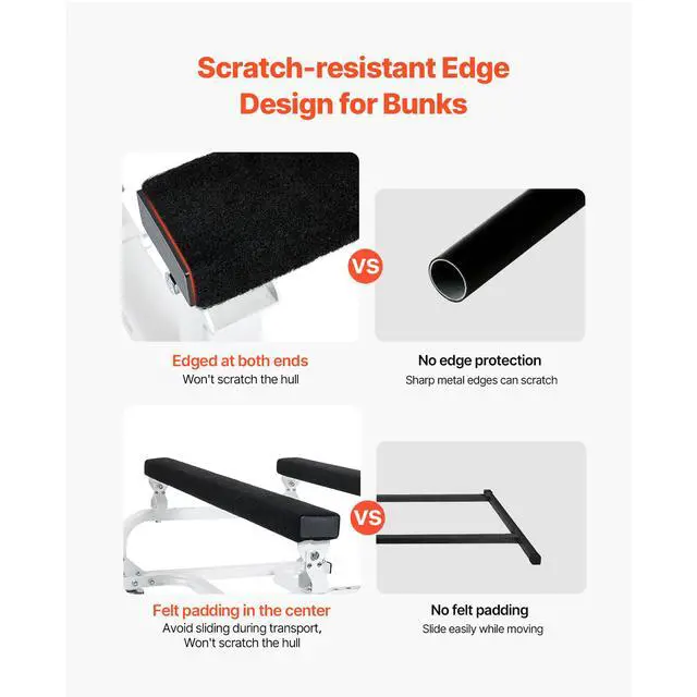 Alt view image 13 of 14 - Watercraft PWC Dolly Boat 1000 lbs Load Capacity Jet Ski Stand Storage Cart