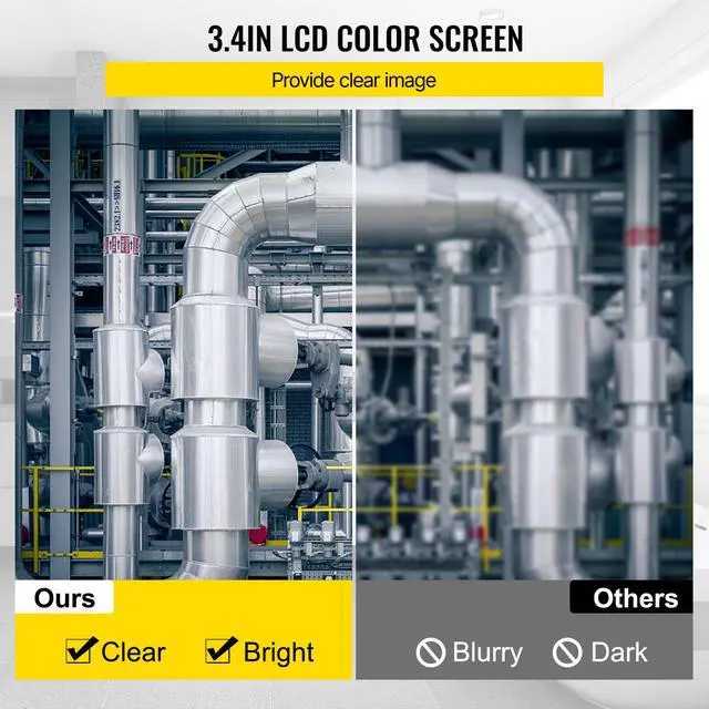 Alt view image 3 of 7 - Sewer Camera, 164ft/50M 4.3" Pipe Drain Inspection Camera with DVR Function & Snake Cable, Waterproof IP68 Borescope w/LED Lights, Industrial Endoscope for Home Wall Duct Drain Pipe Plumbing