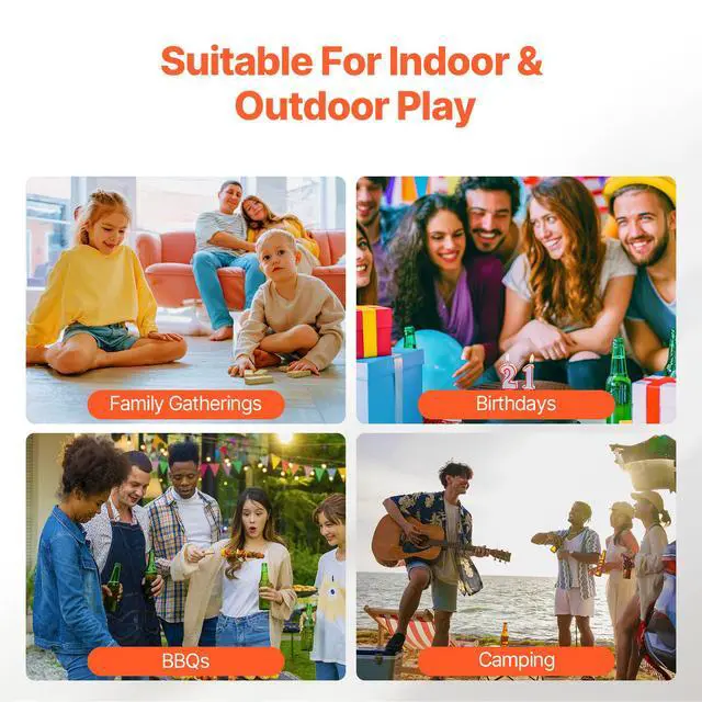 Alt view image 12 of 14 - VEVOR Tumbling Timber Toy 54 Blocks Large Tumble Tower Blocks Game Pine Wood Bag