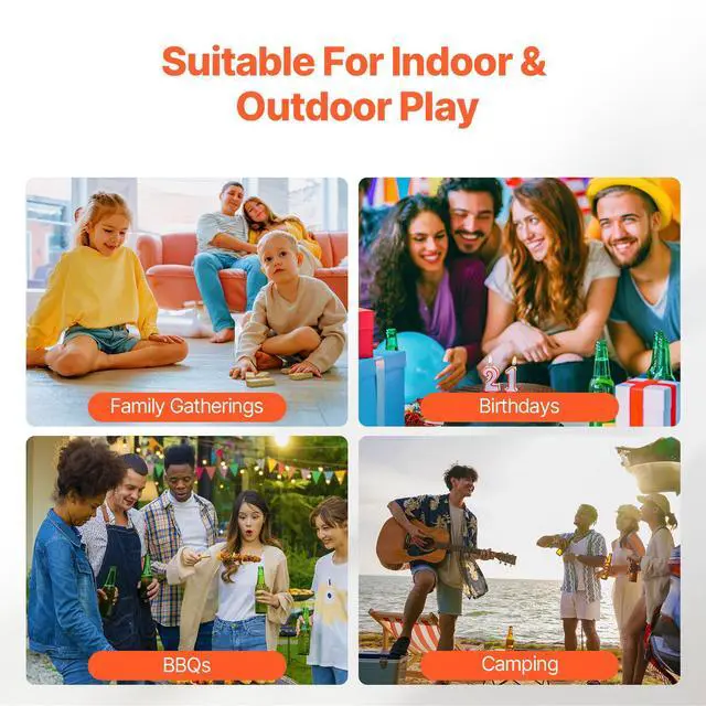 Alt view image 6 of 8 - VEVOR Tumbling Timber Toy, 54 Blocks Tumble Tower Blocks Game, Pine Wood Tumbling Tower Game with Storage Crate, Multiple Ways to Play Wooden Stacking Game, Tumble Tower Family Game for Indoor/Outdoor