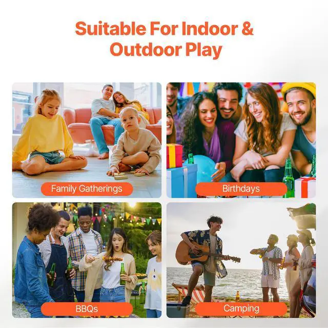 Alt view image 6 of 8 - VEVOR Tumbling Timber Toy, 54 Blocks Medium Tumble Tower Blocks Game, Pine Wood Tumbling Tower Game with Carry Bag and Scoreboard, Wooden Stacking Game, Tumble Tower Family Games for Indoor/Outdoor