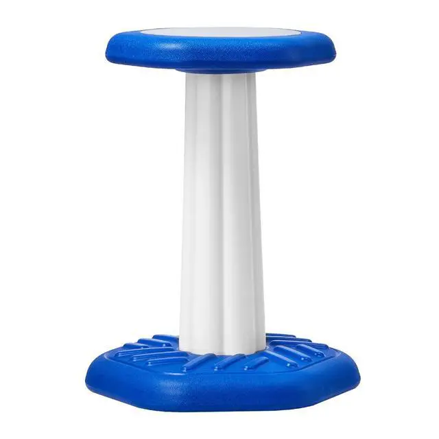 Alt view image 2 of 8 - VEVOR Kids Wobble Chair, Active Chair with Sponge Cushion, Wobble Stool Improves Focus, Posture and Calm Children, Ideal for Schools and Home, Age 7-14, Blue