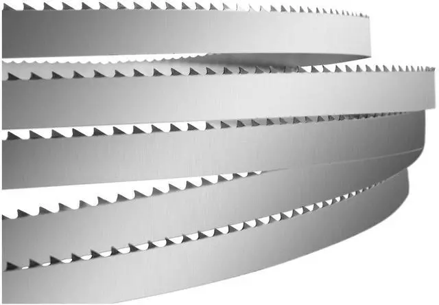 Alt view image 8 of 14 - VEVOR Band Saw Blade, 65x0.63x0.02 inch, 5 PCS/Pack Meat Bandsaw Blades for Replacement, Carbon Steel Blade, Meat Cutting Blade Wrapped by Rust-Proof Paper, Fit for Commercial Bone Saw Machines