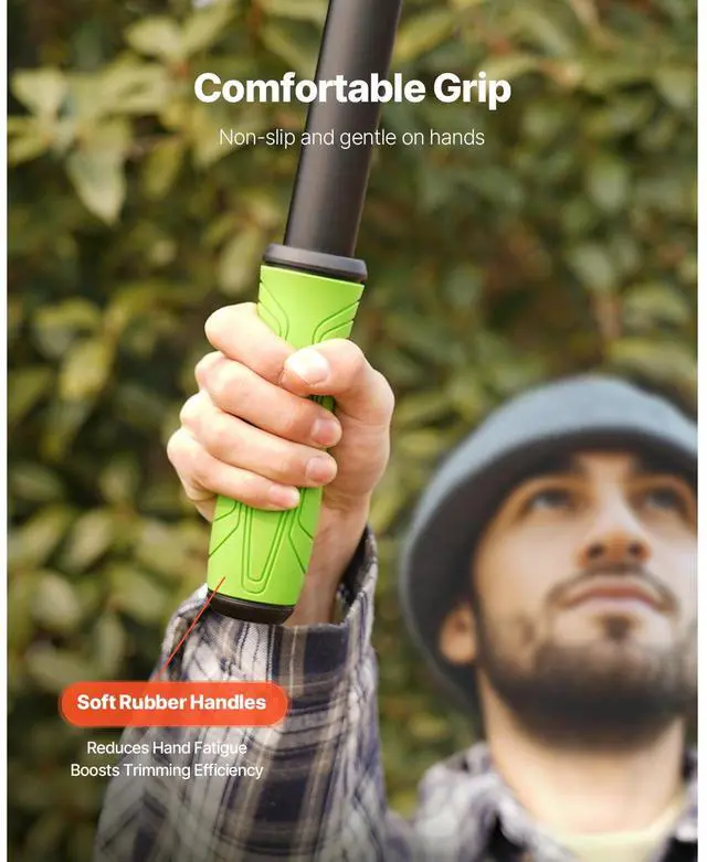 Alt view image 6 of 8 - VEVOR Loppers for Tree Trimming, 32 inch Garden Anvil Trimmer with Compound Action, Sharp Steel Blade, Heavy Duty Tree Branch Cutter Up to 2 inch Dia Cut Capacity, Ergonomically Designed Handles