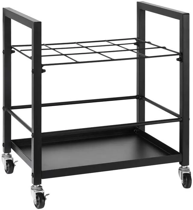 Alt view image 8 of 14 - VEVOR  Blueprint Storage Rack 12 Slots Mobile Roll File Holder for Architectural, Blue Print Storage Organizer - Mobile Roll File Cart, Construction Plan Holders, Blueprint Cabinet with Wheels, Roll