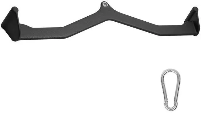 Alt view image 2 of 8 - VEVOR LAT Pulldown Bar Tricep Handle Attachment V-bar Cable Machine for Home Gym